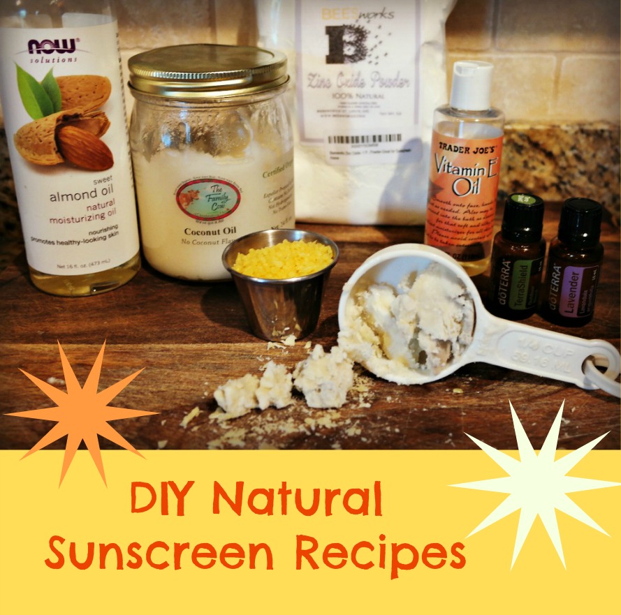 DIY Natural Sunscreen Recipes - Painted